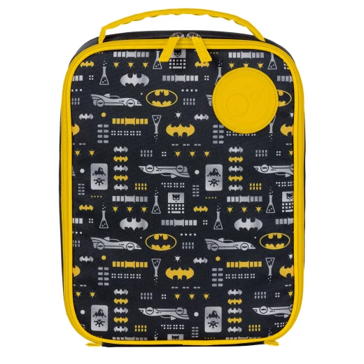 b.box Insulated Flexi Lunchbag, Batman Edition, Machine Washable, Eco-Friendly, Fits Multiple Lunch Combos, Recycled Polyester, For Kids b.box Insulated Flexi Lunchbag, Batman Edition, Machine Washable, Eco-Friendly, Fits Multiple Lunch Combos, Recycled Polyester, For Kids