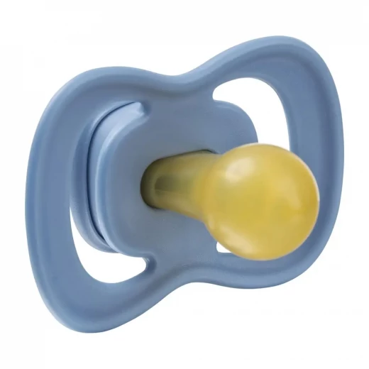 b.box Natural Rubber Pacifiers 0–6 Months, 2-Pack with Protective Cover, Soft Ocean/Sky Colors, BPA-Free, Natural Latex Nipple, For Breastfed Babies - B.Box - Image 2