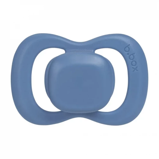 b.box Natural Rubber Pacifiers 0–6 Months, 2-Pack with Protective Cover, Soft Ocean/Sky Colors, BPA-Free, Natural Latex Nipple, For Breastfed Babies - B.Box - Image 6