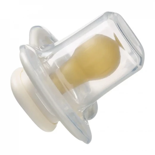 b.box Natural Rubber Pacifiers 0–6 Months, 2-Pack with Protective Cover, Soft sage/vanilla Colors, BPA-Free, Natural Latex Nipple, For Breastfed Babies - B.Box - Image 10