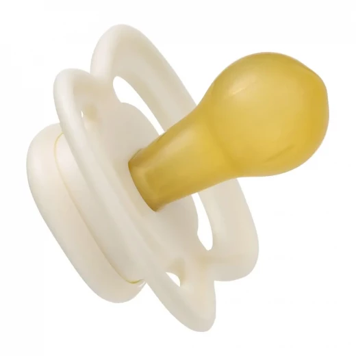 b.box Natural Rubber Pacifiers 0–6 Months, 2-Pack with Protective Cover, Soft sage/vanilla Colors, BPA-Free, Natural Latex Nipple, For Breastfed Babies - B.Box - Image 8