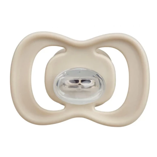 b.box Silicone Pacifiers 6m+, 2-Pack Blush/latte, Orthodontic, Symmetrical Shape, BPA-Free with Protective Cover - B.Box - Image 5