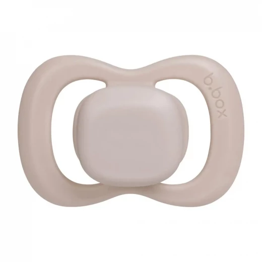 b.box Silicone Pacifiers 6m+, 2-Pack Blush/latte, Orthodontic, Symmetrical Shape, BPA-Free with Protective Cover - B.Box - Image 16