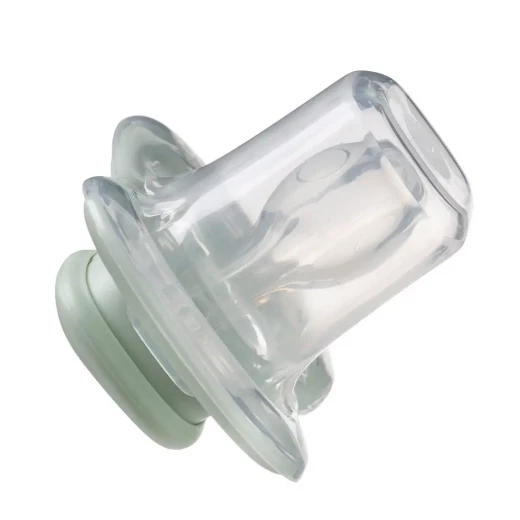 b.box Silicone Pacifiers 6m+, 2-Pack Sage/Vanilla, Orthodontic, Symmetrical Shape, BPA-Free with Protective Cover - B.Box - Image 11