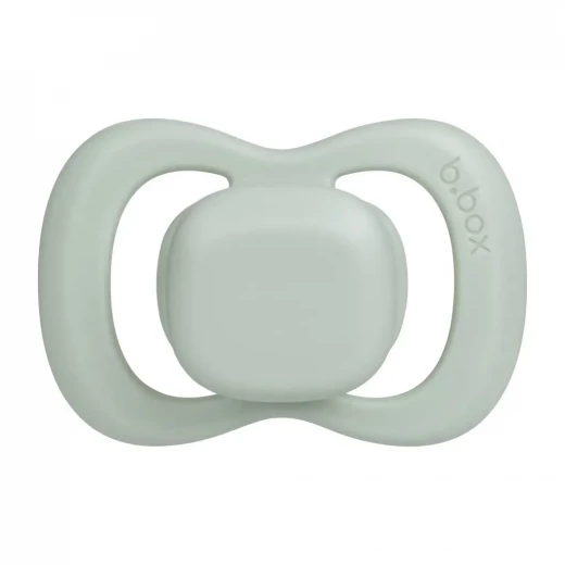 b.box Silicone Pacifiers 6m+, 2-Pack Sage/Vanilla, Orthodontic, Symmetrical Shape, BPA-Free with Protective Cover - B.Box - Image 14