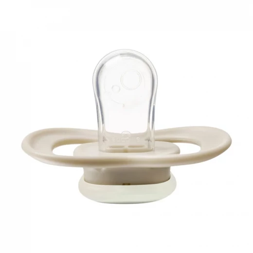 b.box Pacifier Silicone 2 Twin Pack, Blush/Latte | Soft Orthodontic Soother for Newborns | Lightweight & Durable Design | 0m+ - B.Box - Image 6