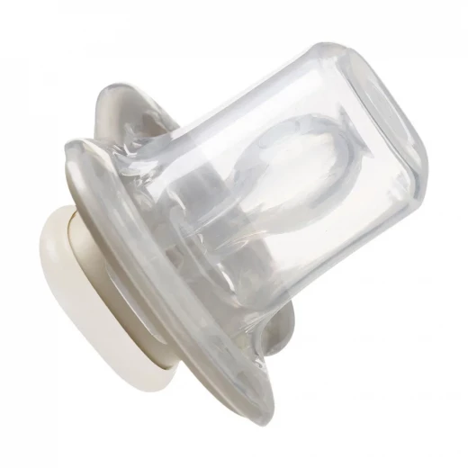 b.box Pacifier Silicone 2 Twin Pack, Blush/Latte | Soft Orthodontic Soother for Newborns | Lightweight & Durable Design | 0m+ - B.Box - Image 5