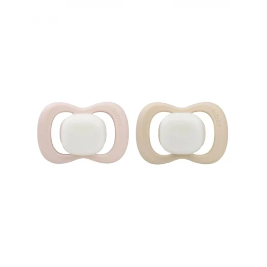 b.box Pacifier Silicone 2 Twin Pack, Blush/Latte | Soft Orthodontic Soother for Newborns | Lightweight & Durable Design | 0m+ b.box Pacifier Silicone 2 Twin Pack, Blush/Latte | Soft Orthodontic Soother for Newborns | Lightweight & Durable Design | 0m+