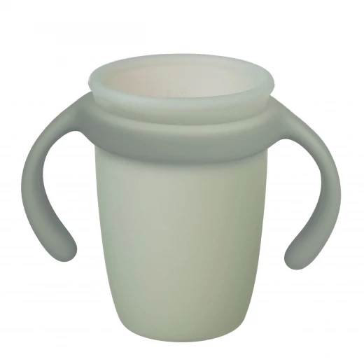 b.box Silicone Spout Cup for Babies, Easy-Grip Handles, Soft Angled Spout, Built-In Cover, BPA-Free, Interchangeable Base & Lid, Spill-Resistant Training Cup Sage - B.Box - Image 11