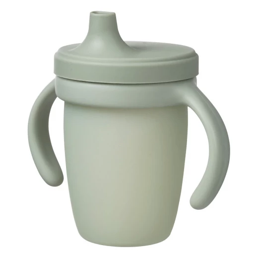 b.box Silicone Spout Cup for Babies, Easy-Grip Handles, Soft Angled Spout, Built-In Cover, BPA-Free, Interchangeable Base & Lid, Spill-Resistant Training Cup Sage - B.Box - Image 13