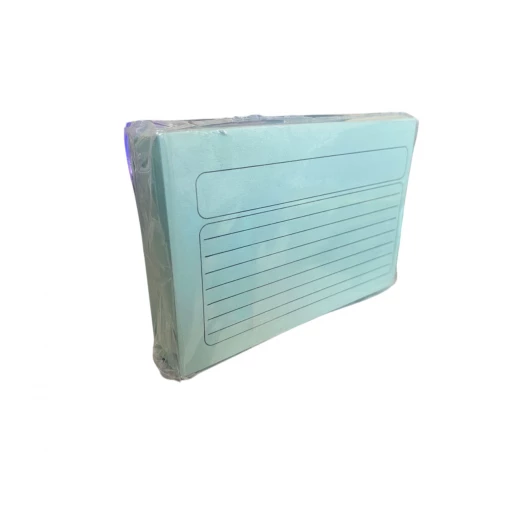 بطاقات ملاحظات مزدوجة الوجه ,8 × 12 سم – 100 بطاقة, لون أخضر, صناعة لبنانية