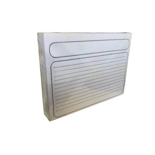 Double-Sided Ruled Record Cards, 100 Cards, Size 20 × 13 cm, Made in Lebanon Double-Sided Ruled Record Cards, 100 Cards, Size 20 × 13 cm, Made in Lebanon