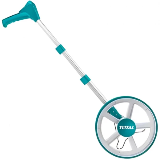 TOTAL Measuring Wheel (TMT19945), Durable Distance Measuring Tool with Clear Display, Foldable Handle & Ergonomic Grip for Indoor & Outdoor Use TOTAL Measuring Wheel (TMT19945), Durable Distance Measuring Tool with Clear Display, Foldable Handle & Ergonomic Grip for Indoor & Outdoor Use