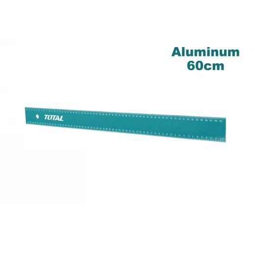 TOTAL 600mm Ruler, Durable and Lightweight Measuring Tool with Clear Metric Markings, Perfect for Accurate Measuring, Drawing, and Crafting Tasks TOTAL 600mm Ruler, Durable and Lightweight Measuring Tool with Clear Metric Markings, Perfect for Accurate Measuring, Drawing, and Crafting Tasks