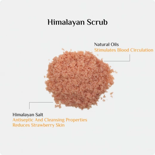 Oshea Himalayan Scrub 200g deeply cleanses exfoliates and renews skin for a natural fresh glow - Oshea - Image 2
