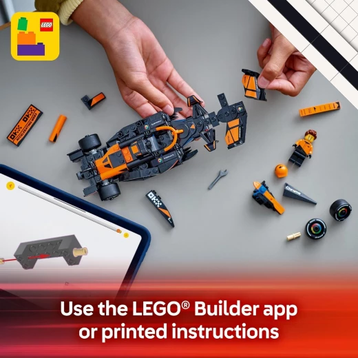مجموعة بناء سيارة سباق LEGO Speed Champions McLaren F1 MCL38 للأطفال - ليجو - Image 3