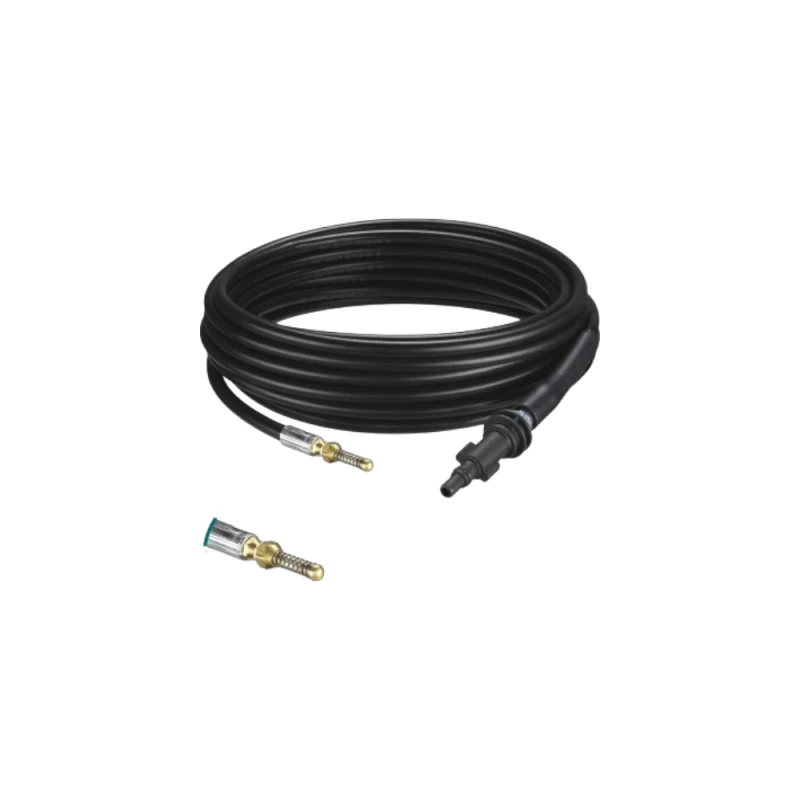 Total Pipe Cleaning Hose 7.5M, High-Pressure Drain Cleaner with Flexible Design, Durable Build for Deep Pipe & Drain Blockage Removal, Fits Pressure Washers - Total