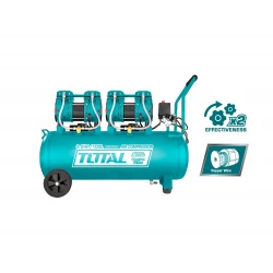 Total 100L Air Compressor, Dual 1200W Motors, 3.2HP Powerful Tank for Tire Inflation, Air Tools & Spray Painting, Reliable & Versatile
