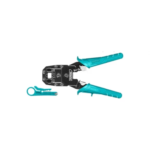 أداة تقصير موصلات TMPC4468P ,أداة دقيقة لموصلات RJ45 وRJ11 وRJ12 مع قاطع و بدون طلاء من توتال أداة تقصير موصلات TMPC4468P ,أداة دقيقة لموصلات RJ45 وRJ11 وRJ12 مع قاطع و بدون طلاء من توتال