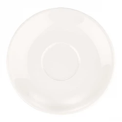 Bonna Elegant White Saucer for 250ml Cup , Perfect Design for Stylish Coffee & Tea Presentation