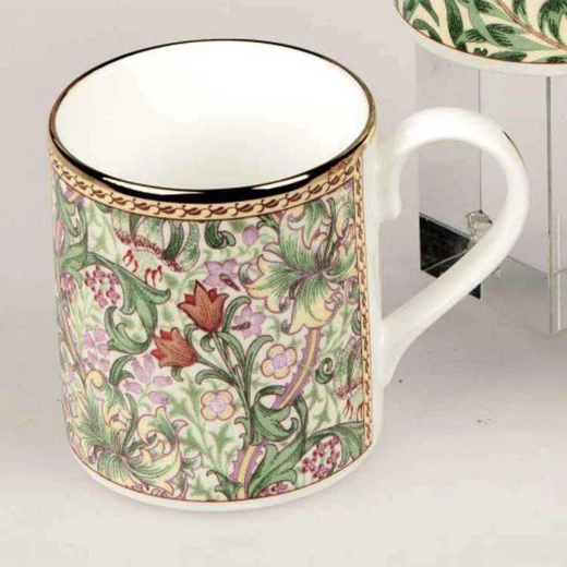 Roy Kirkham Lily & Larch Mug, Soft Botanical Design , Fine Porcelain Roy Kirkham Lily & Larch Mug, Soft Botanical Design , Fine Porcelain