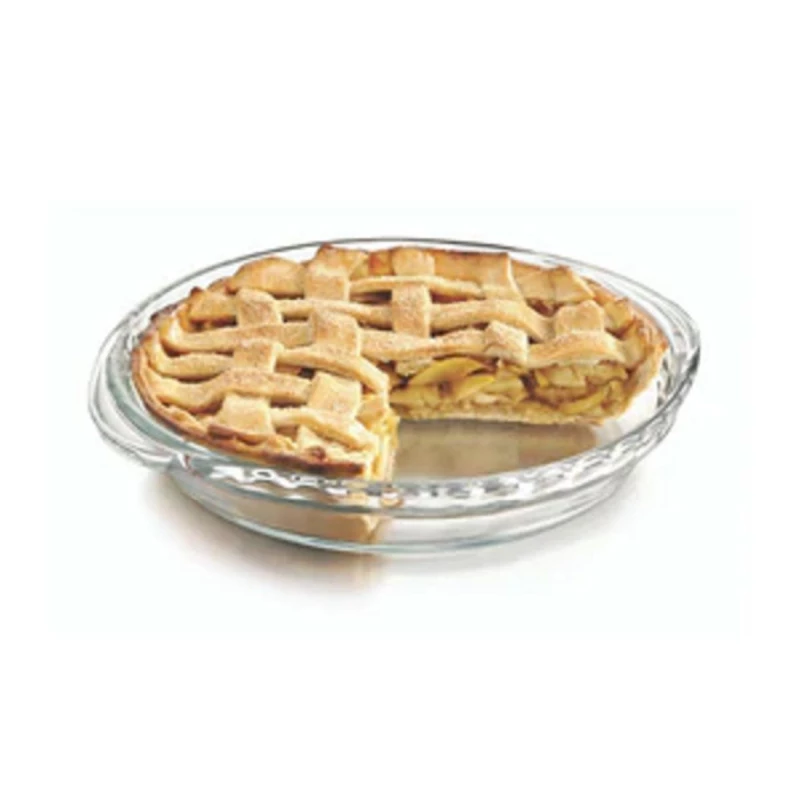 Libbey Glass Oven Pie Plate , 25.5cm Diameter, Perfect for Baking Pies & Desserts - Libbey
