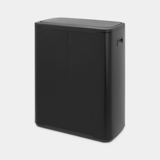 حاوية نفايات Bo Touch 60 لتر , أسود، تصميم عملي وموفر للمساحة من برابنتيا - برابانتيا - Image 4