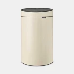 سلة نفايات بتقنية اللمس Touch Bin بسعة 40 لتر , بيج ناعم، تصميم عملي وأنيق للمساحات العصرية من برابنتيا - برابانتيا