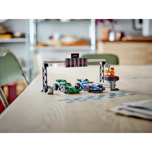 LEGO City F1 Grid Set with VCARB & Sauber Race Cars – Formula 1 racing playset for speed and competition fans - LEGO - Image 2