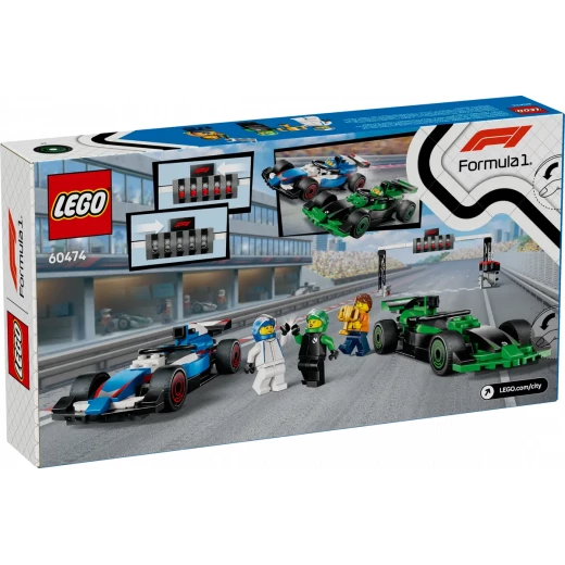LEGO City F1 Grid Set with VCARB & Sauber Race Cars – Formula 1 racing playset for speed and competition fans - LEGO - Image 4