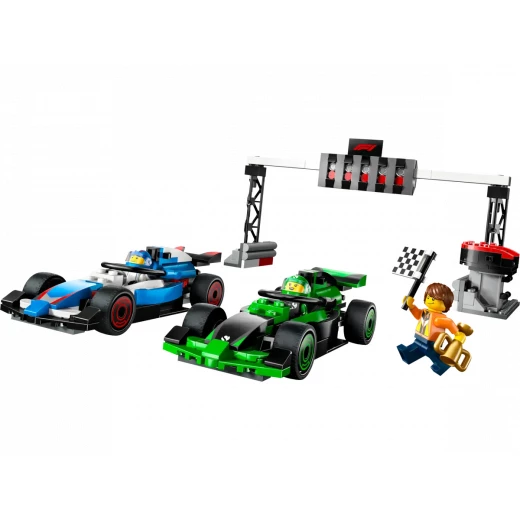 LEGO City F1 Grid Set with VCARB & Sauber Race Cars – Formula 1 racing playset for speed and competition fans - LEGO - Image 8