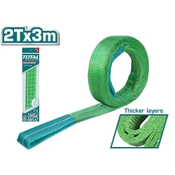 Total 3M 2-Ton Webbing Lifting Sling – Heavy-Duty Strap for Safe Lifting and Rigging