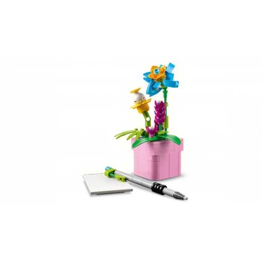 LEGO Creator Typewriter with Flowers 3-in-1 Set – 363 Pieces – Buildable Decorative Toy for Kids & Adults - LEGO - Image 8