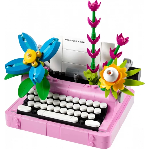LEGO Creator Typewriter with Flowers 3-in-1 Set – 363 Pieces – Buildable Decorative Toy for Kids & Adults - LEGO - Image 11