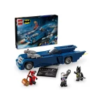 LEGO Batman with Batmobile vs. Harley Quinn Set – Action-Packed Superhero Building Toy for Kids - LEGO