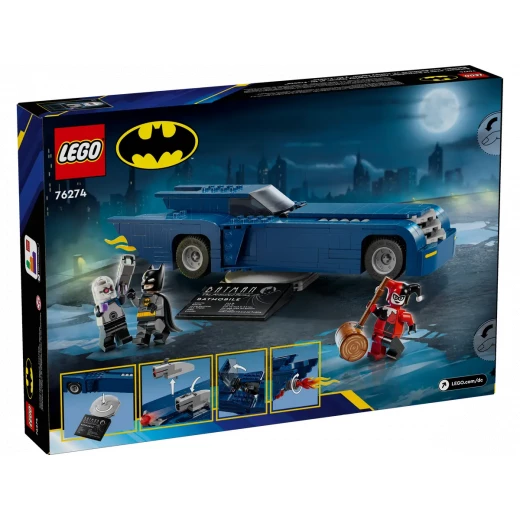 LEGO Batman with Batmobile vs. Harley Quinn Set – Action-Packed Superhero Building Toy for Kids - LEGO - Image 5