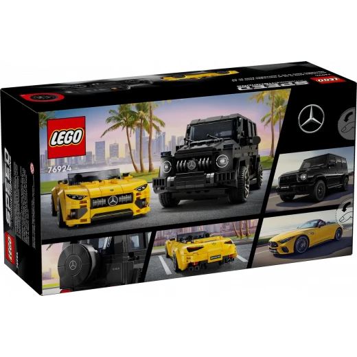 LEGO Speed Champions Mercedes‑AMG G 63 & SL 63 Car Set – Precision Builds for Luxury Car Enthusiasts - LEGO - Image 5