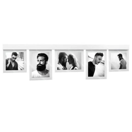 إطار صور متعدد ماسكاني أبيض 24×90 سم – يتسع لـ 5 صور، يُعلّق أفقيًا، ديكور أنيق للمنزل إطار صور متعدد ماسكاني أبيض 24×90 سم – يتسع لـ 5 صور، يُعلّق أفقيًا، ديكور أنيق للمنزل