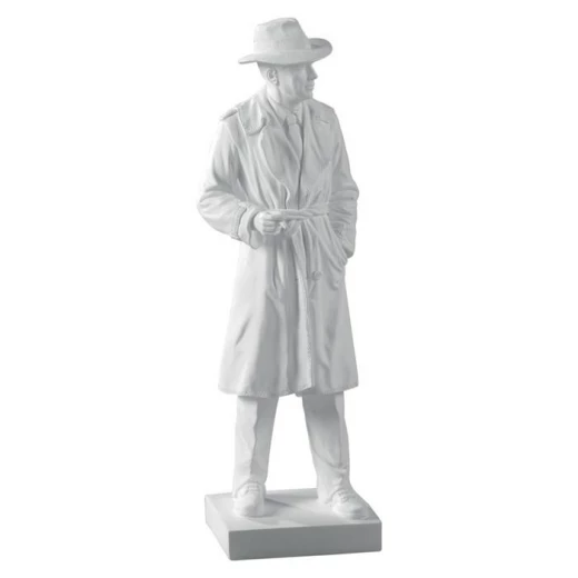 Mascagni White Resin Old Man Figure 30cm - Vintage Style Home Decor Sculpture Mascagni White Resin Old Man Figure 30cm - Vintage Style Home Decor Sculpture