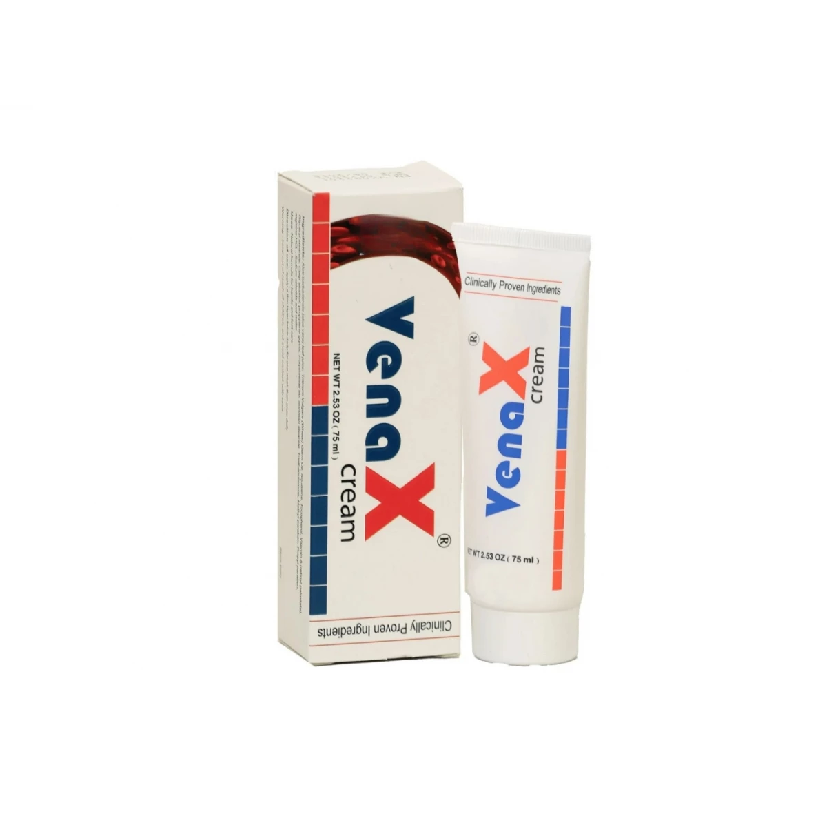 Venax Injection Venax Cream 75ml Relieves Leg Heaviness, Swelling & Improves ...