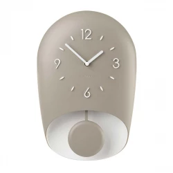 Guzzini Bell Taupe Wall Clock - Modern Kitchen & Living Room Stylish Home Decor