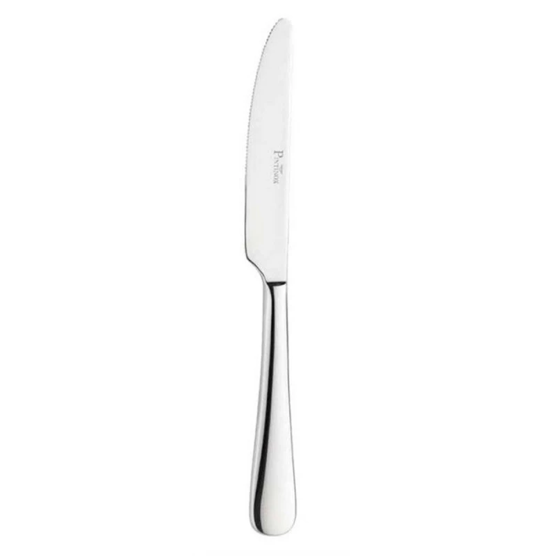 Pinti Coliseum Dessert Knife Set of 6 - Stainless Steel - Elegant and Durable Cutlery Set - Pinti