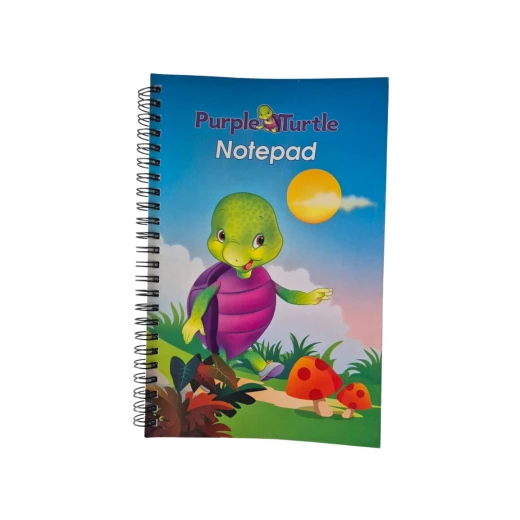 Purple Turtle Notepad, Cute and Colorful Lined Notebook from Purple Turtle Stationery - Dar Al-Zeenat - Image 2