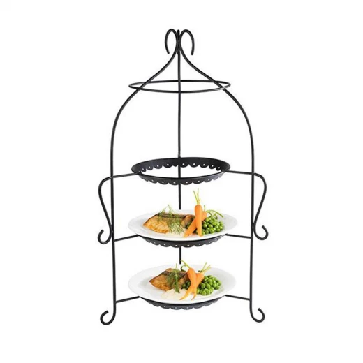 Leonardo Black Plate Stand 30cm - Serveware for Dining - Leonardo - Image 2