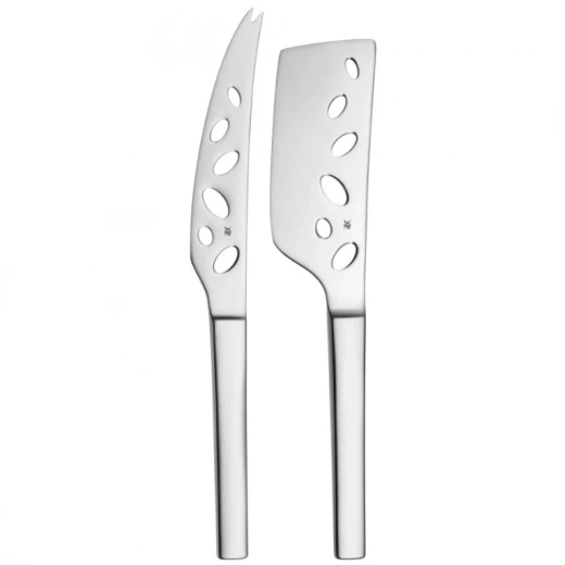 WMF Nuova Cheese Knife Set of 2 Pieces Stainless Steel WMF Nuova Cheese Knife Set of 2 Pieces Stainless Steel