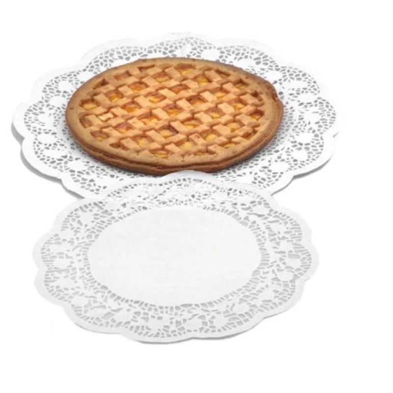 طقم 15 مفرش من جي اند مي 26 سم – مفارش ورقية نايلون بيج لتزيين المطبخ والطاولة - جي بي آند مي