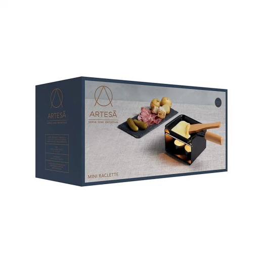KitchenCraft Artesa Raclette Pan with Burner Stand - Cheese Accessories - KitchenCraft - Image 2