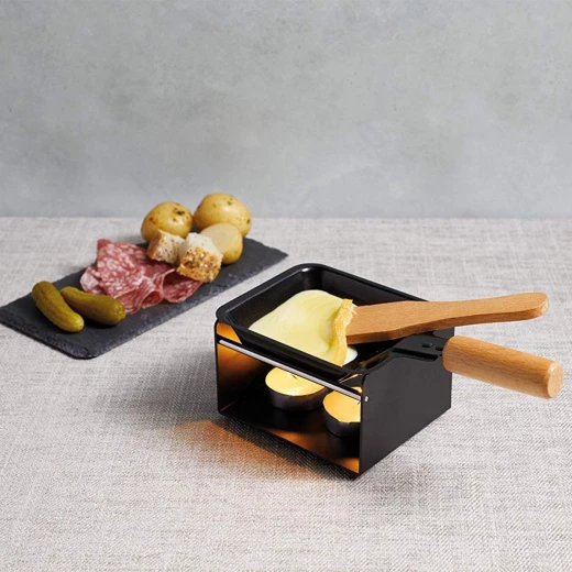KitchenCraft Artesa Raclette Pan with Burner Stand - Cheese Accessories - KitchenCraft - Image 4