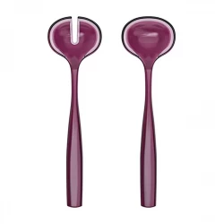Guzzini Dolcevita Salad Servers Purple Plastic Serveware