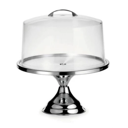 ستاند كيك من Table Craft مع غطاء 32 سم من الفولاذ المقاوم للصدأ ستاند كيك من Table Craft مع غطاء 32 سم من الفولاذ المقاوم للصدأ